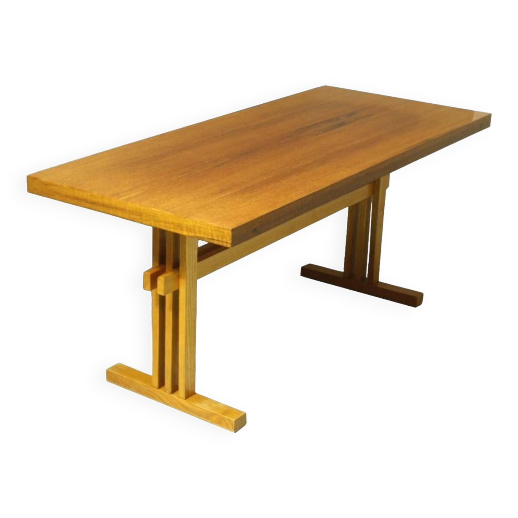 1970s Shedua Wood Coffee Table, Modell Horizon