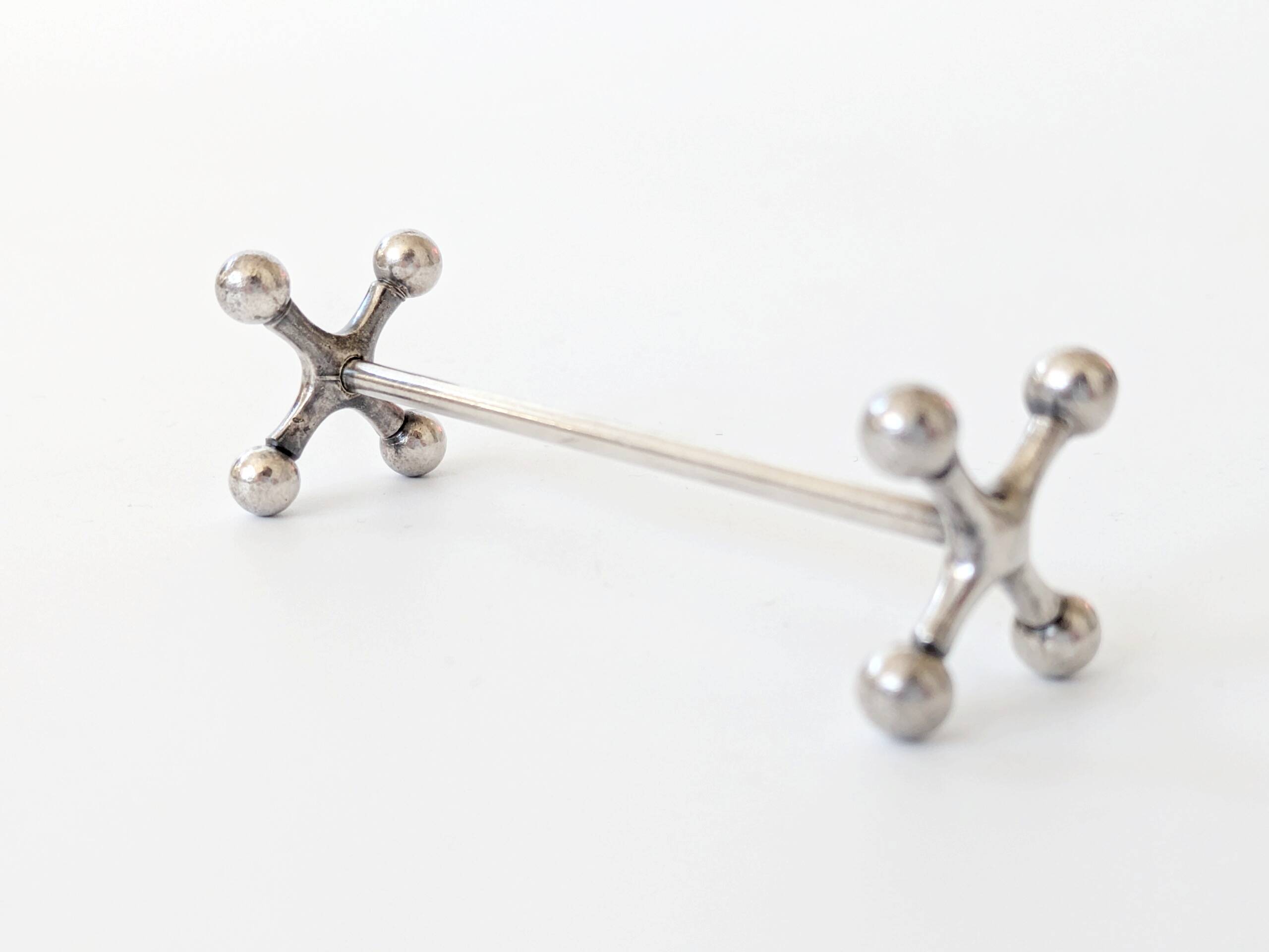 Set of 6 WMF Silver-Plated Knife Rests, Jack Style, Vintage 1970s