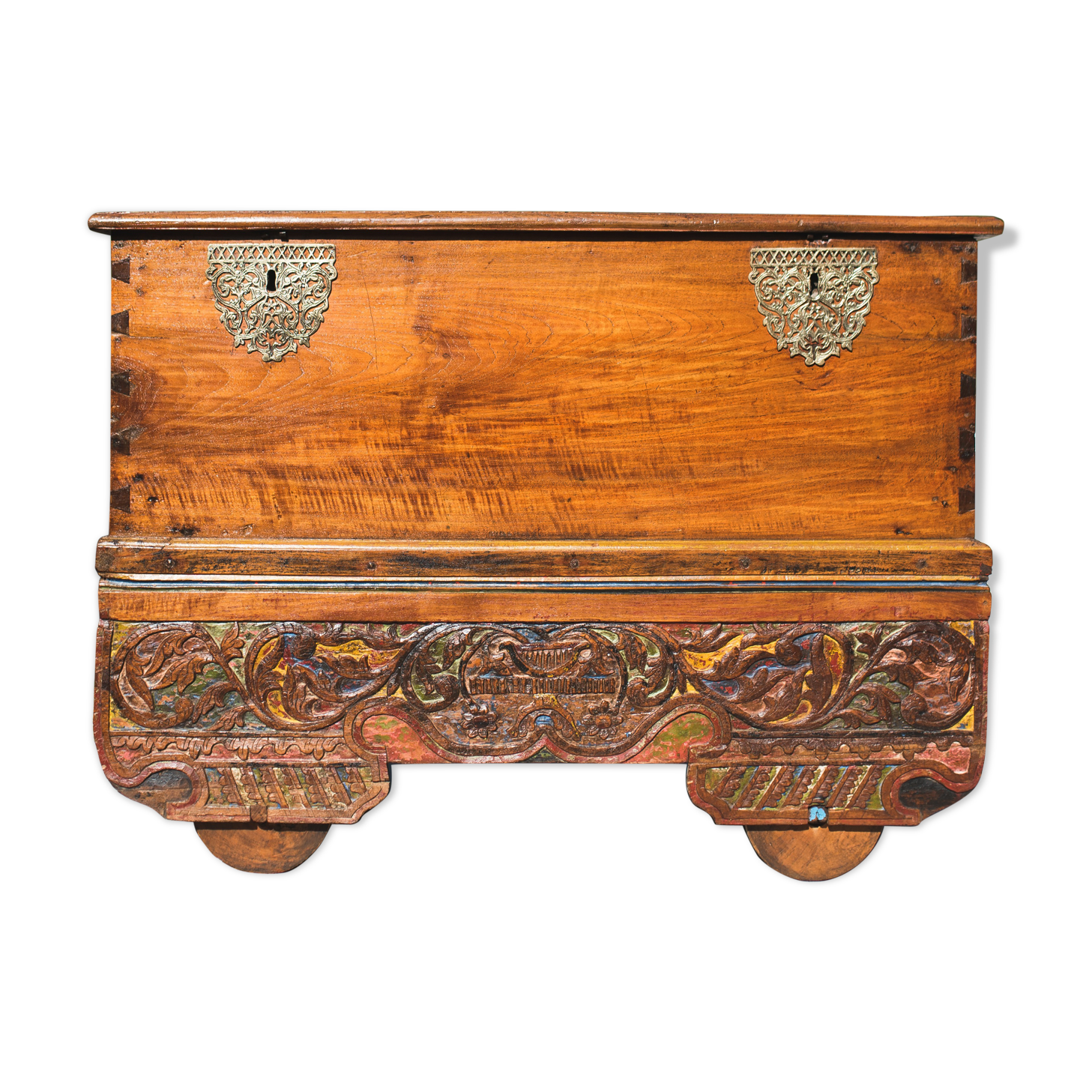 Massive teak balinese wedding box