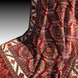 Turkmen Kizil-ayak Bukhara Rug: 2.65 X 1.85 - Handmade