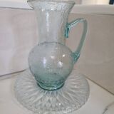 Glass carafe pitcher