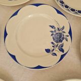 Set of 12 mismatched dinner plates