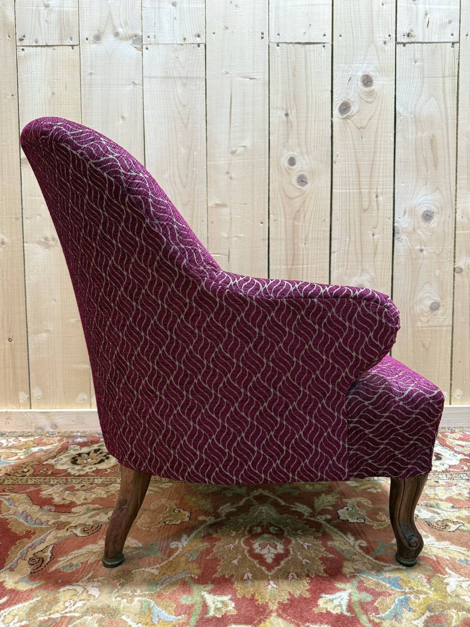 Fauteuil Crapaud de style Napoléon III
