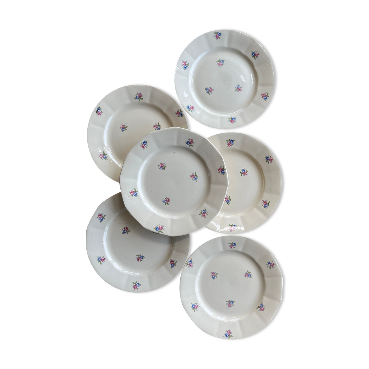 6 plates Sarreguemines Digoin