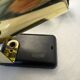 Pair of adjustable gold Targetti spotlights – Italian vintage design – c