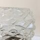 Molded glass wall lamp