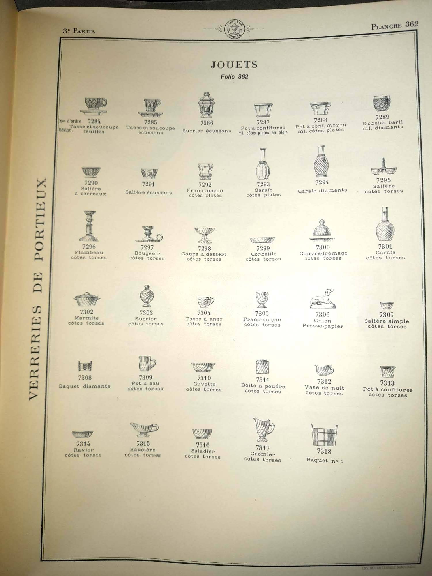 Miniature opaline salt shaker by portieux vallerystahl 1900-1920 toy 6.5cm