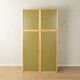 Four-piece Flötotto wardrobe system, 1970s, green, beech, HPL