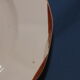 2 Digoin Sarreguemines vintage dishes powder pink
