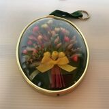 Frame natural dried flowers