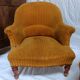 Pair of beech toad armchairs