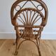 Fauteuil rotin enfant