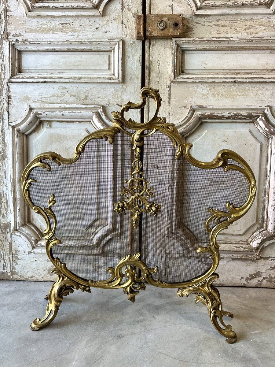 Petit pare feu Napoléon III époque 1900