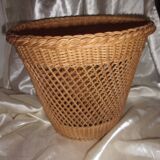 Cache pot en osier