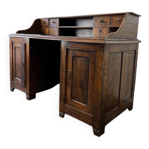 Bureau en bois vintage / table d'écriture