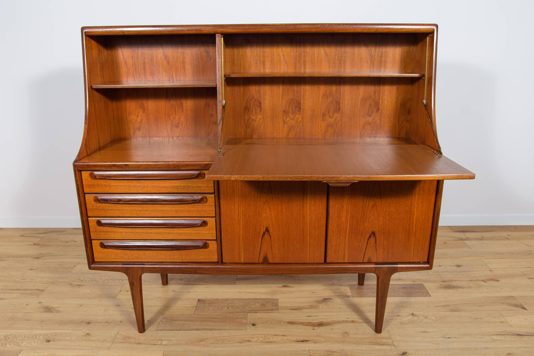 Mid-Century Teak High Sideboard by John Herbert for A. Younger Ltd, 1960s