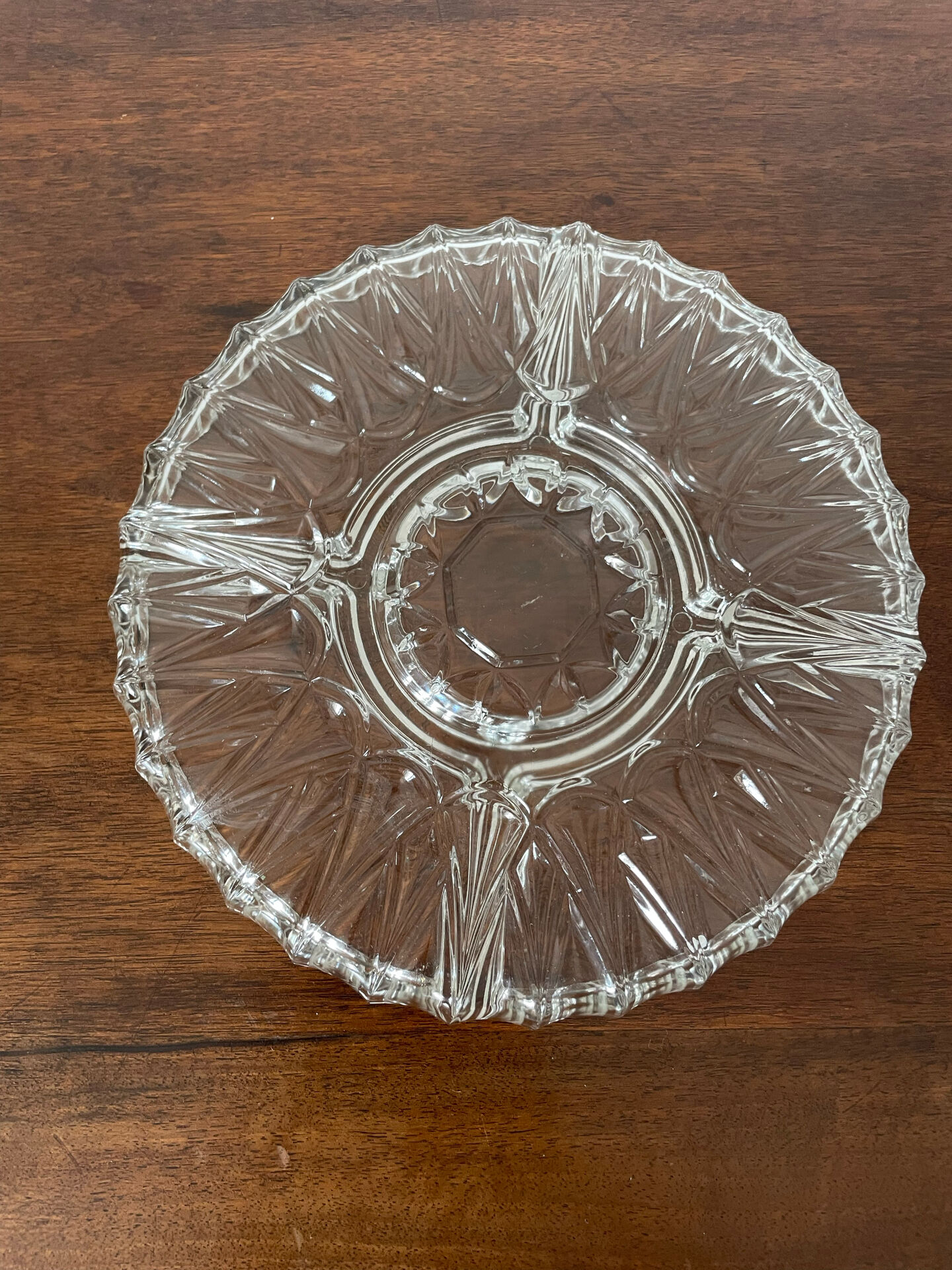 Glass dish made in France
