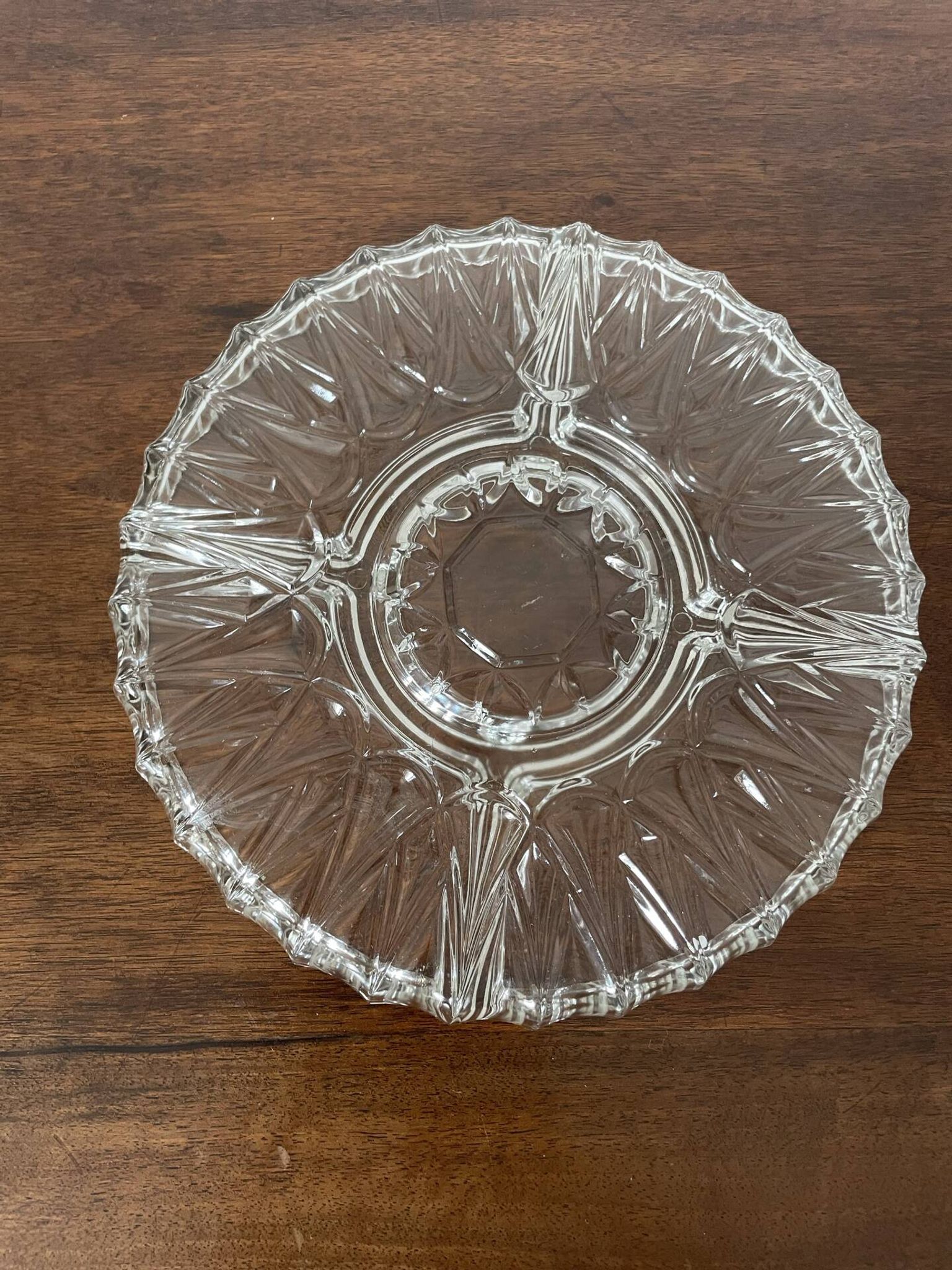 Glass dish made in France