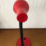 Vintage desk lamp in red metal