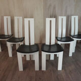 Set of 8 Italian Dining Chairs by Pietro Costantini for Ello, 1970s