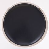 Grand ensemble de bureau exclusif en cuir cousu, années 1960, France