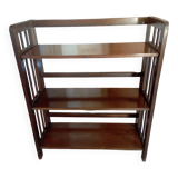 Foldable wooden shelf