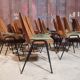 Lot of 19 chairs Baumann Manhattan skai green