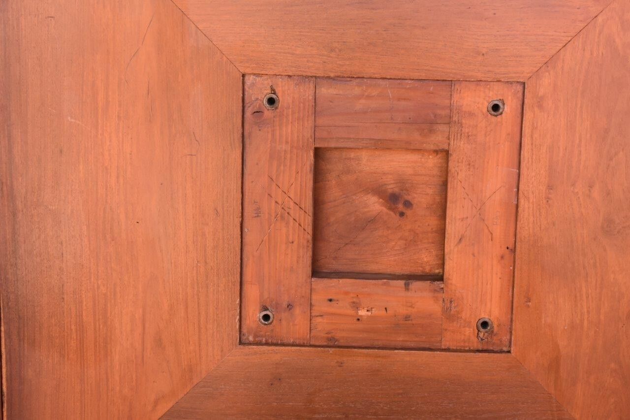 Square Deco 1930 rosewood side table