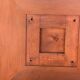 Square Deco 1930 rosewood side table