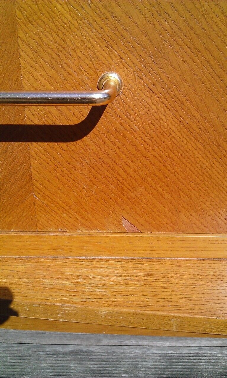 1950 blond oak buffet