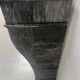 Napoleon III fireplace in blue Turquin marble from the 19th century.