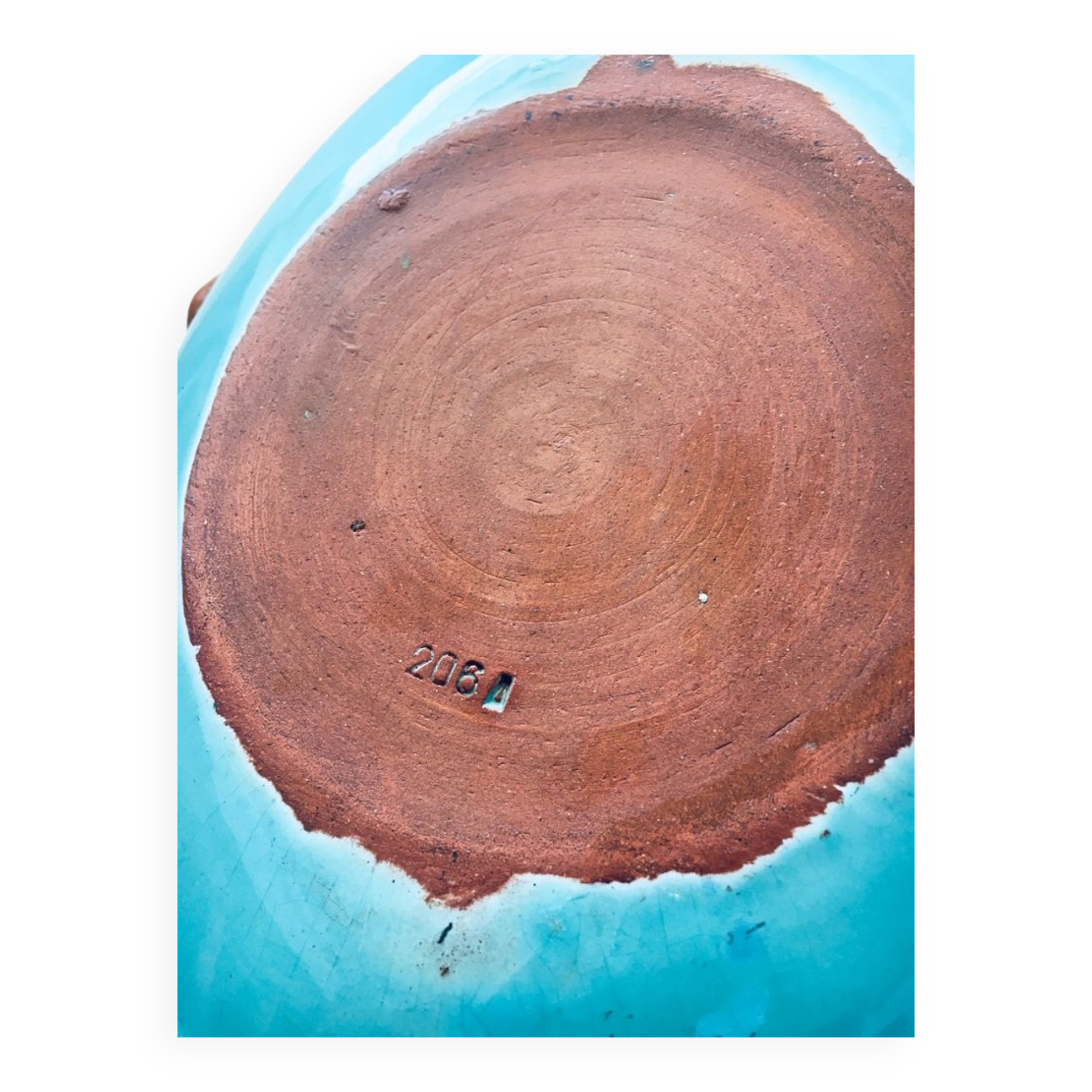 Vintage studio art pottery candy bowl by Alexandre De Wemmel, Belgium, 1950s.