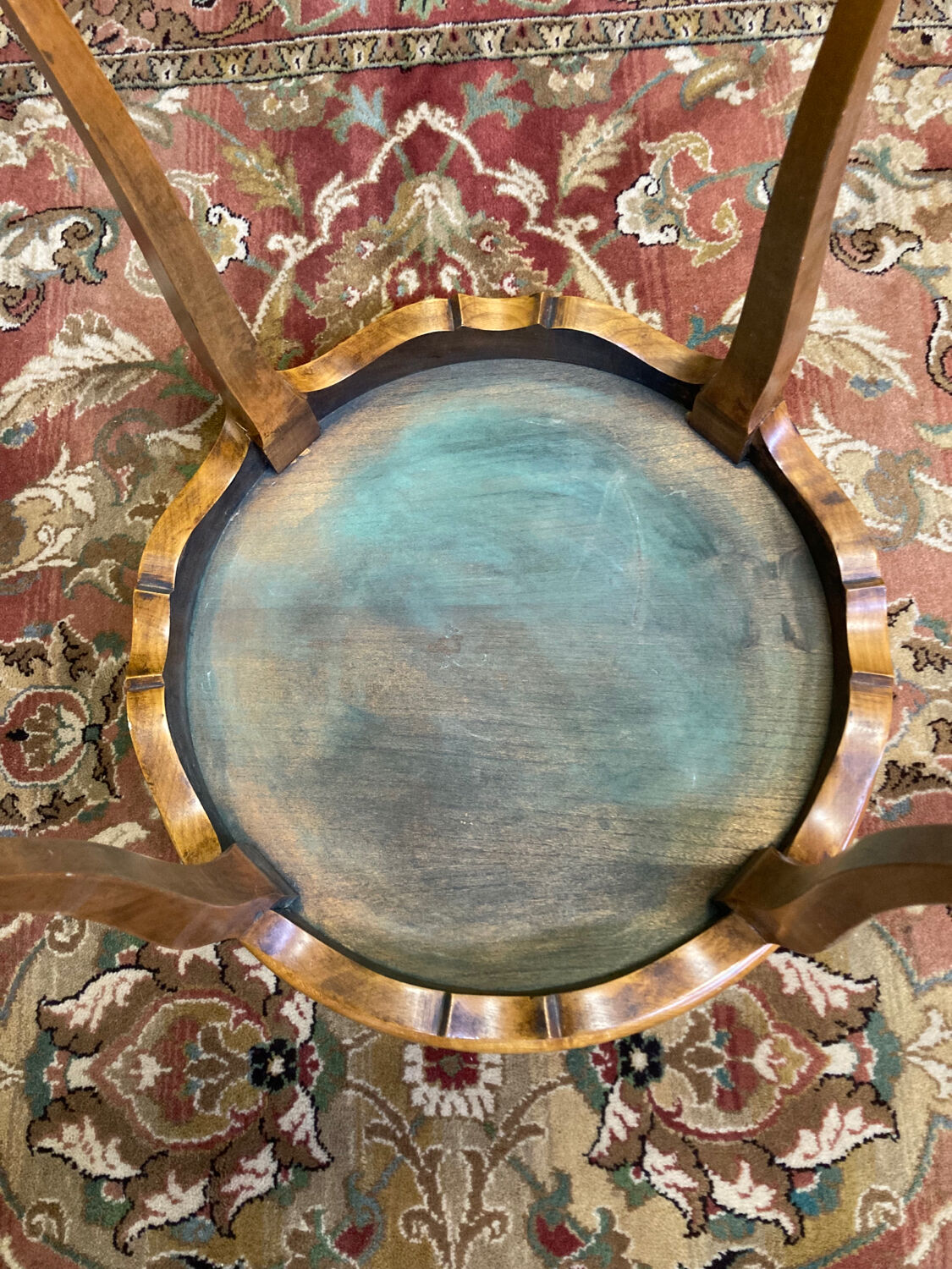 Louis XV cherry pedestal table