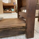 XL central island workbench oak