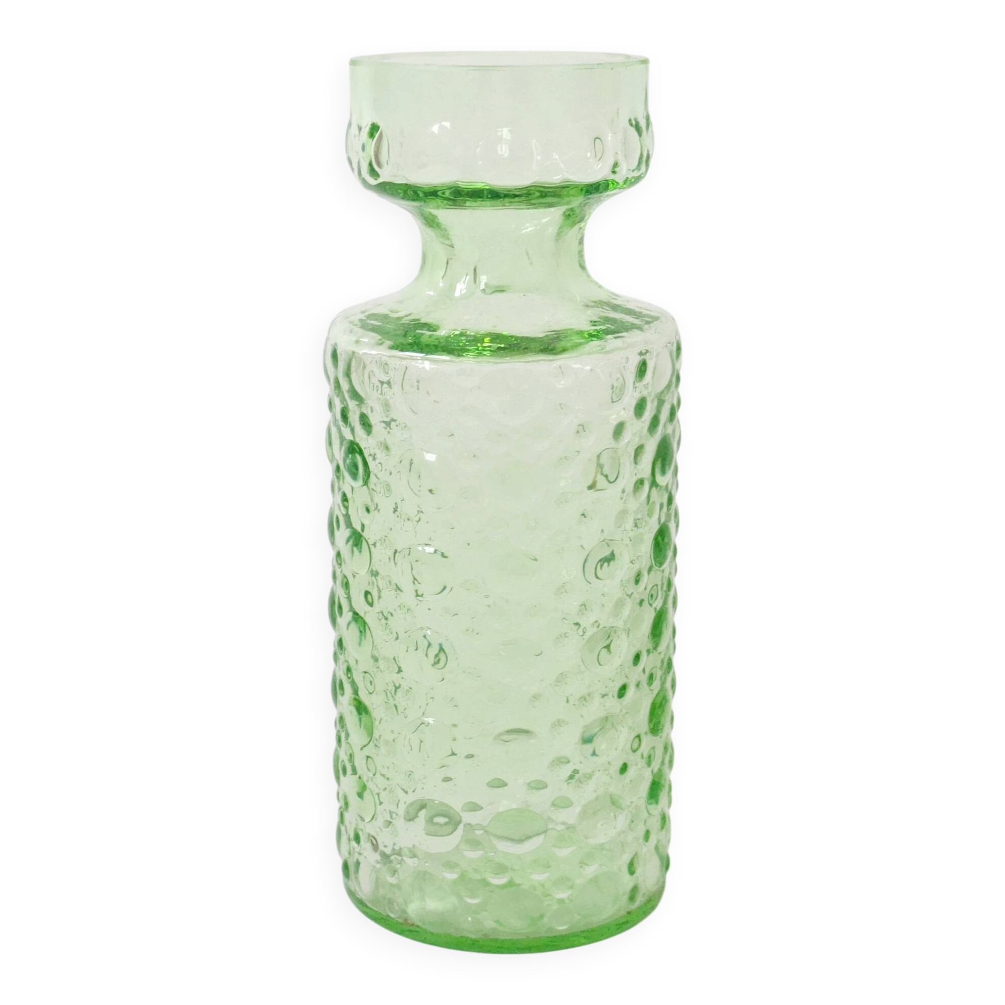 Vase à jacinthe vert, Herbert Kny, Allemagne, années 70