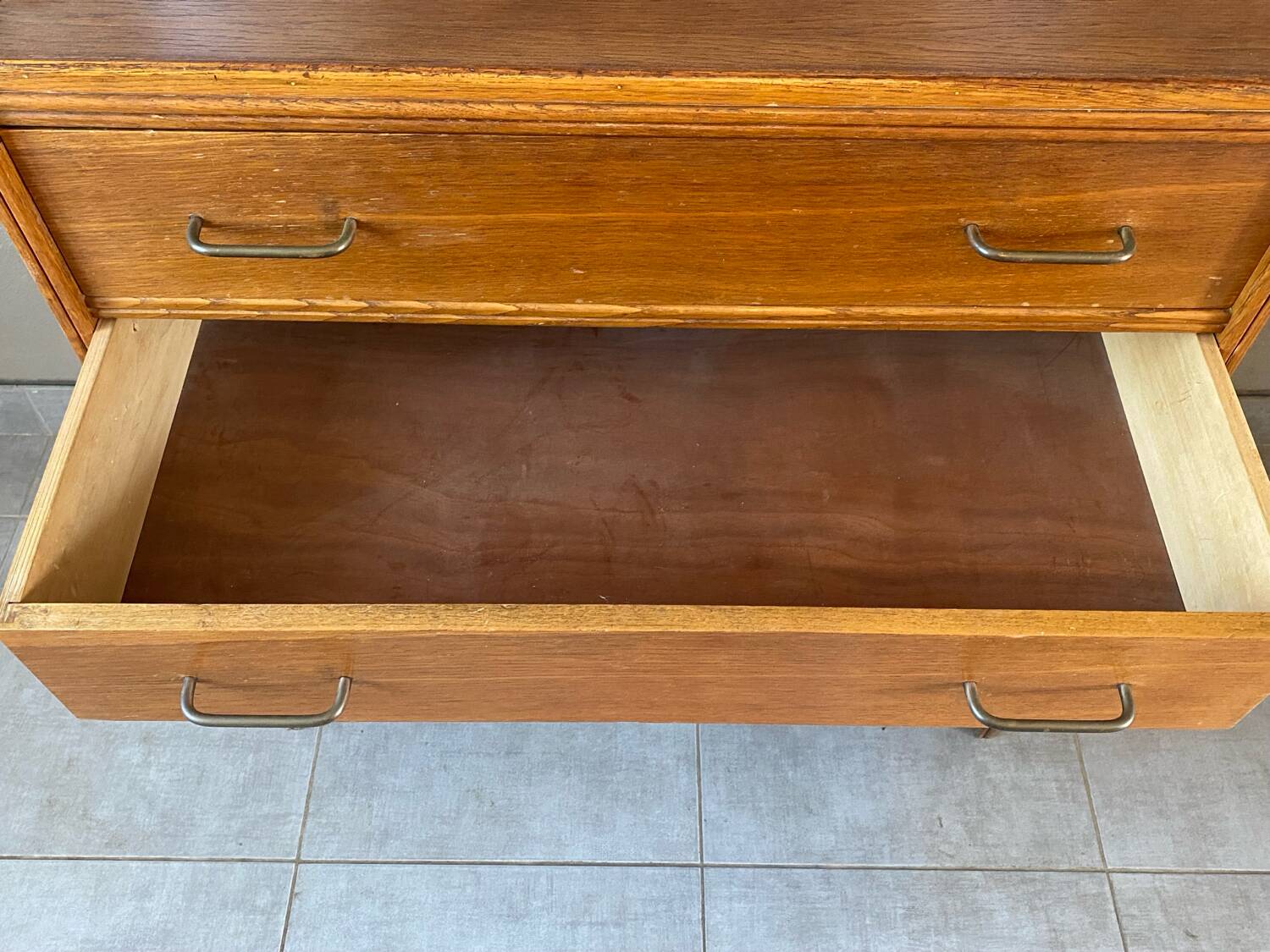 Commode vintage en chêne des années 60