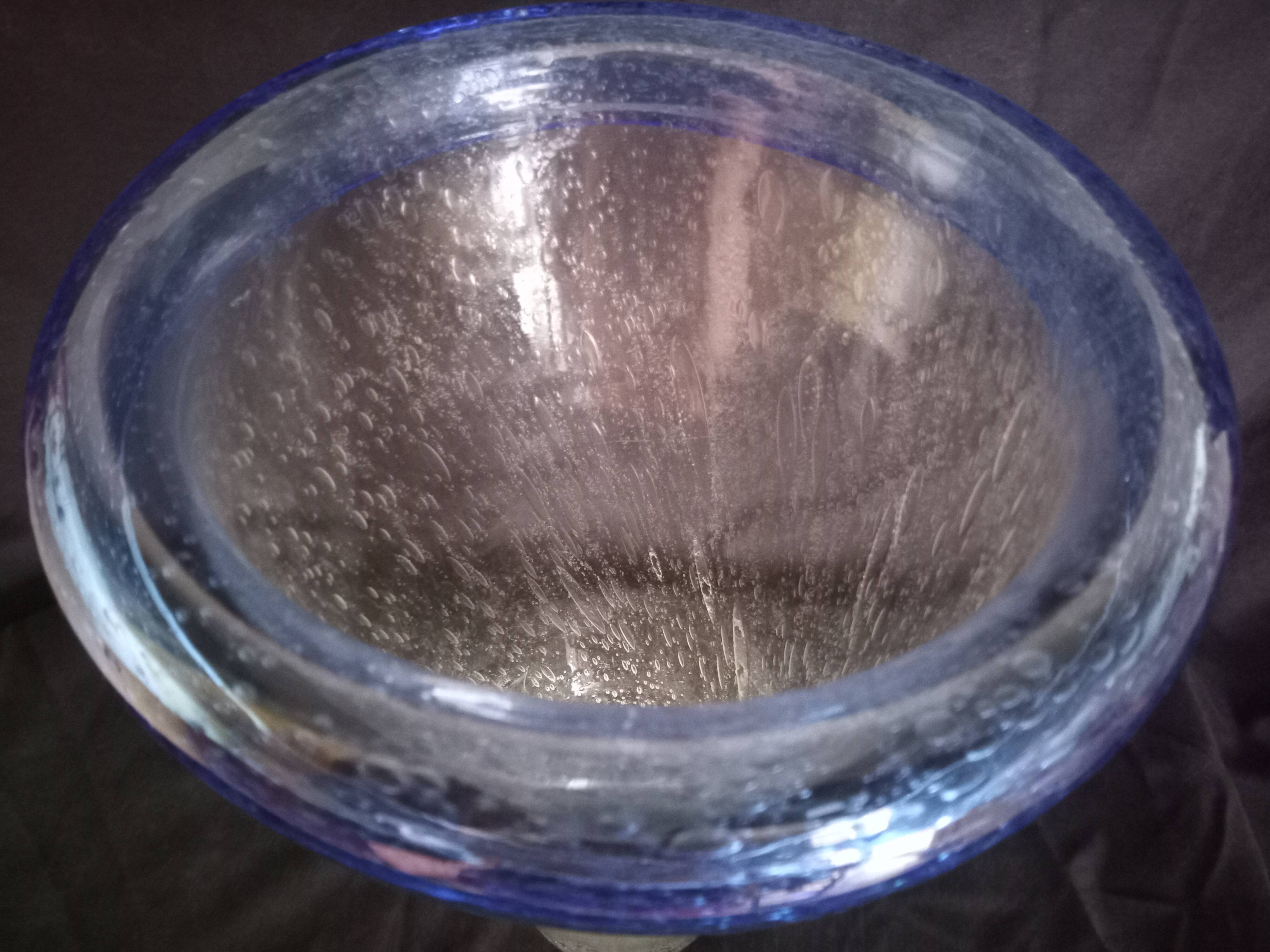 Flared vase with turned neck, h - 30 cm.