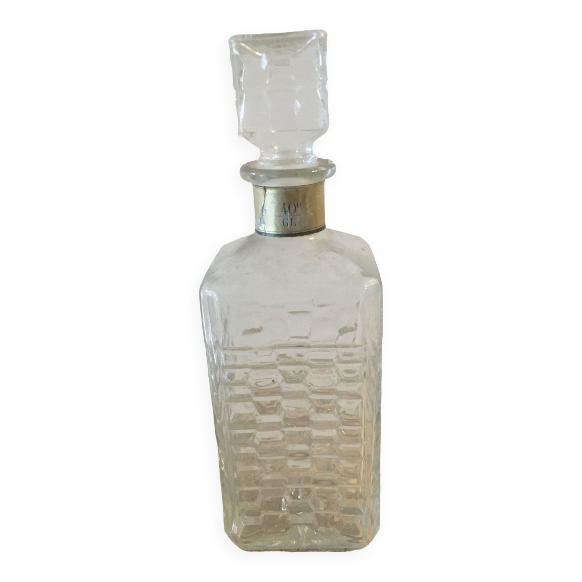 Square whisky decanter