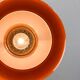 Mid-century italian brass and glass pendant lamp