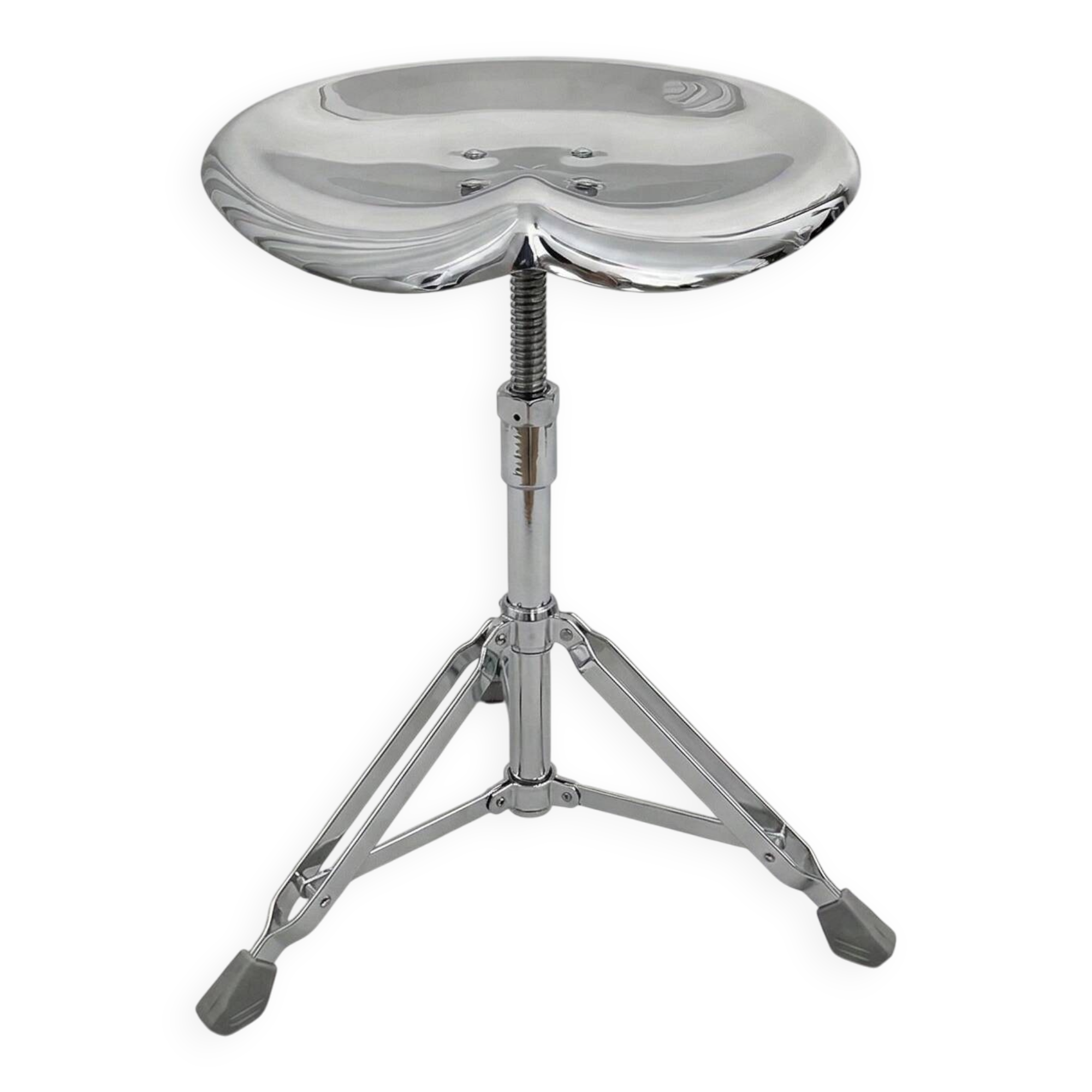 BEAT chrome design stool – Yasuaki Sasamoto for Dulton