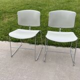 Pair of Max Stacker chairs from the 70s