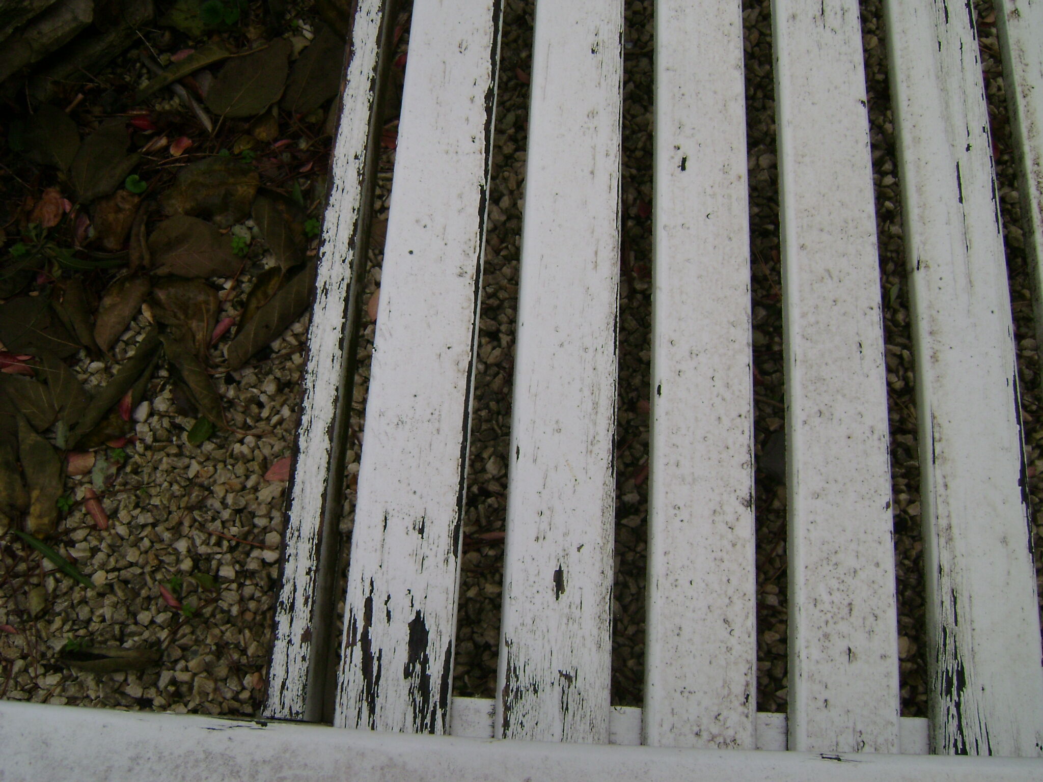 Wooden bench