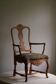 Classic Baroque style armchair in oak, made by a Danish cabinetmaker, 1930s.