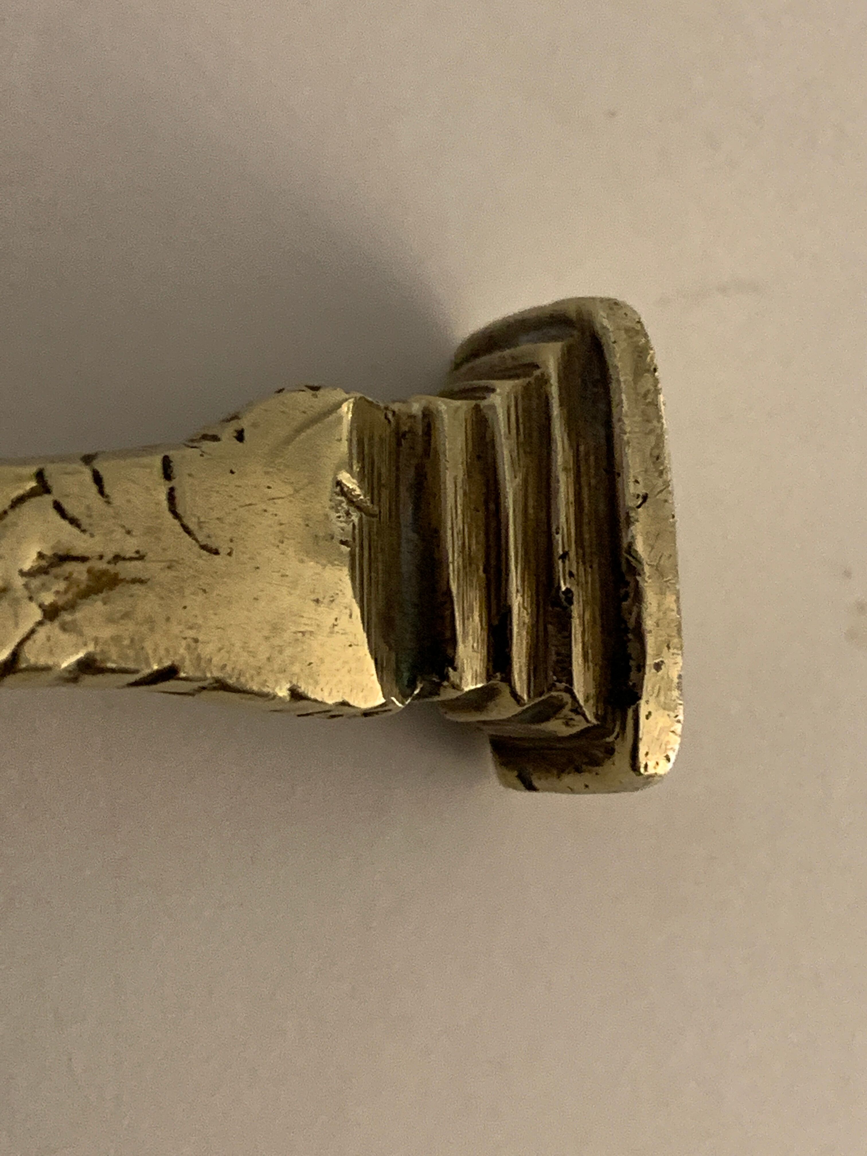 Paper cut or bronze letter opener