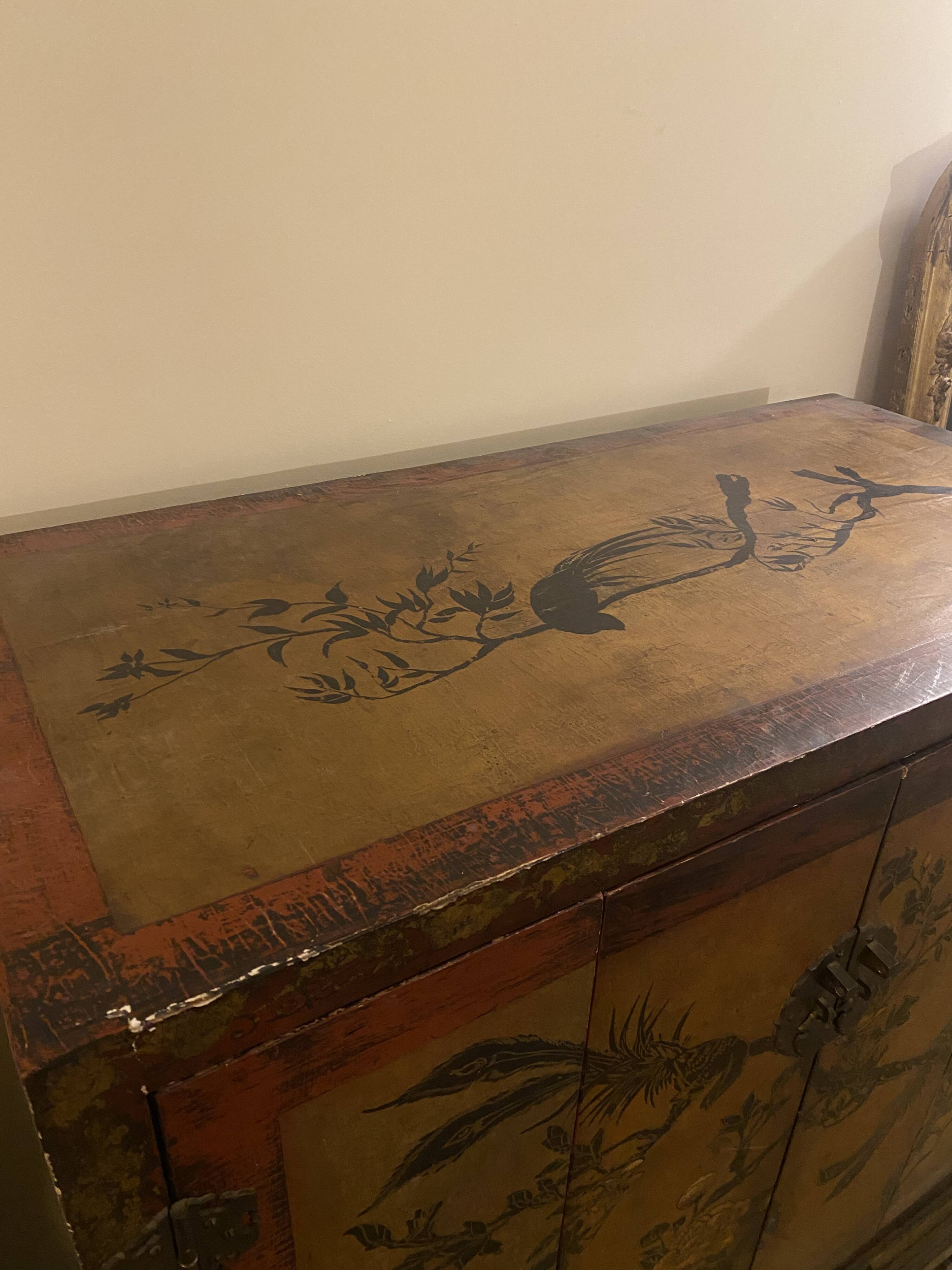 Buffet asiatique vintage