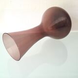 Blown glass heather vase