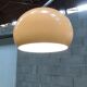 large vintage chrome arch lamppost 70s