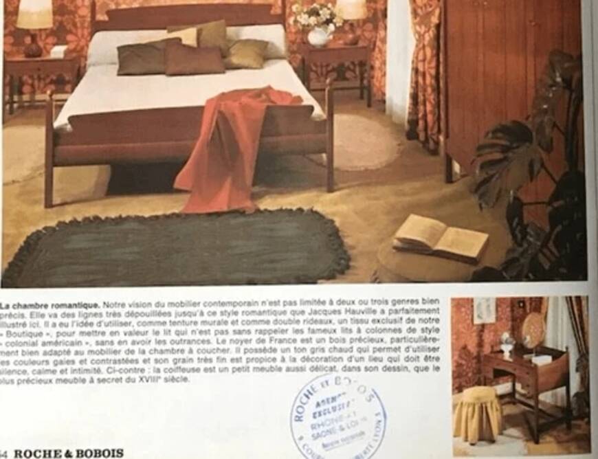 Hairdresser Jacques HAUVILLE for Roche-Bobois