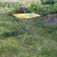 Nomad folding camping stools, France 1950s, set of three.
