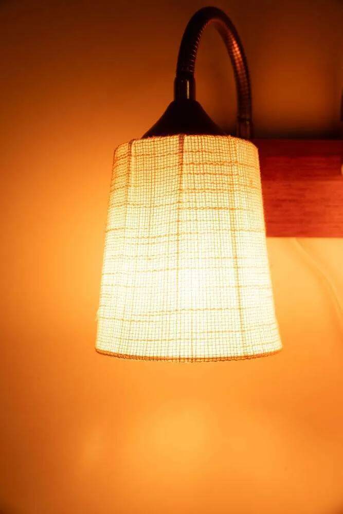 Vintage teak wall lamp for bedside, wall lamp Sweden 1960s